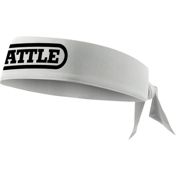 Battle Sports Moisture Wicking Football Head Tie - White