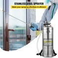 thumbnail image 2 of SKYSHALO 3.5Gal Stainless Steel Sprayer Hand Pump, with Pressure Gauge & Safety Valve, 2 of 9