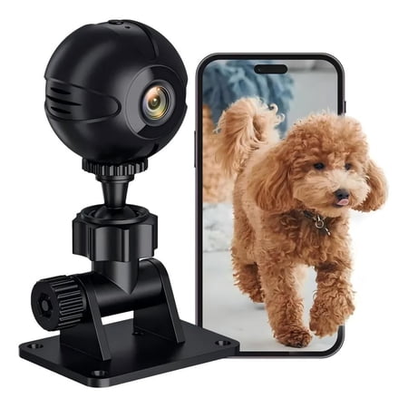 Smart Security Camera Wireless, 1080P HD Night Vision Motion Detection with Rechargeable Battery for Home Outdoor Car Surveillance