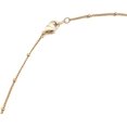 thumbnail image 2 of Gargantilla de cadena fina con cuentas satélite en oro, oro rosa o plata | joyería minimalista y delicada dorado, 2 of 4
