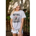thumbnail image 4 of Popeye Olive Oil Retail Therapy Cute Women Plus Size Graphic Tee Tees Brisco Brands 3X, 4 of 5