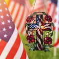 thumbnail image 2 of YOHAVEN Patriotic SunCatcher Red White Blue Window Decoration 250 Years Celebration Hanging Ornament for Home Office Holiday Display, 2 of 6