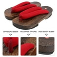 thumbnail image 6 of FRCOLOR Japanese Style Sandals Red EVA Men Footwear 1 Pair, 6 of 7