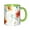 Green, variant on Watercolor Flower Pattern Coffee Mug Fun Custom Ceramic Mugs 11oz Black