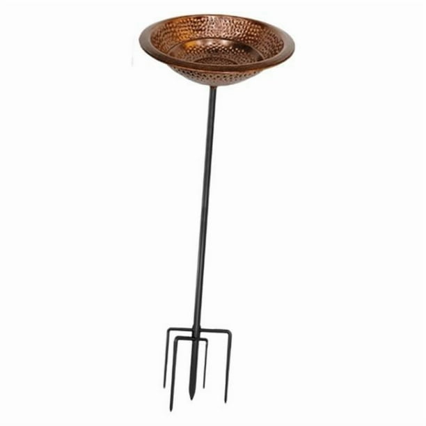 Baño para pájaros hecho de, comedero para pájaros, fácil montaje, cuenco decorativo para comida y agua con estacas de jardín para parque, área al aire