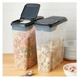 thumbnail image 6 of Mainstays 2-Pack Cereal Keeper, Plastic, 24 Cup - Dark Gray Lid, 6 of 6