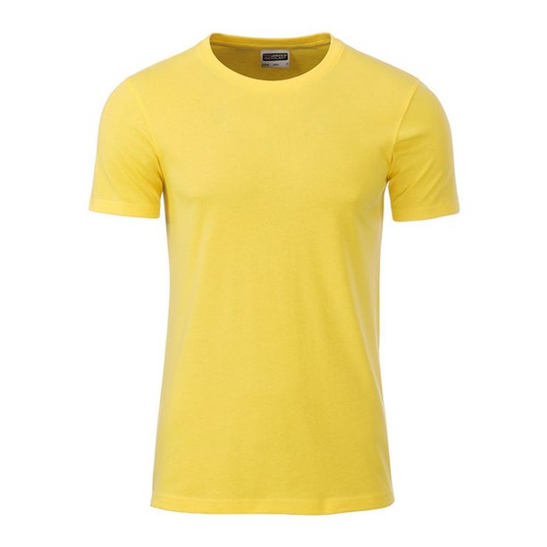James and Nicholson - Camiseta básica para hombre (Amarillo)
