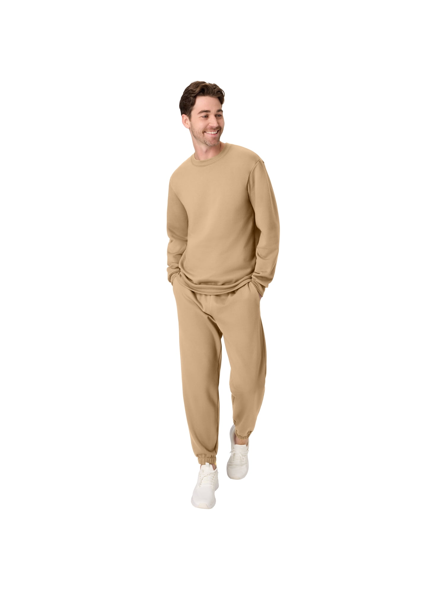 Hanes Men's & Big Men's Essentials Fleece Crewneck Sweatshirt, Sizes S-5XL