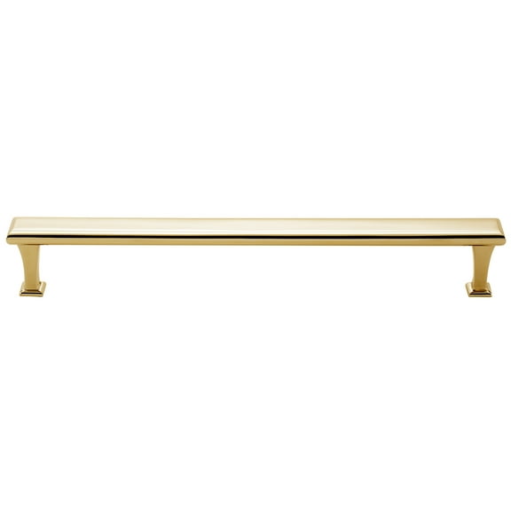 Alno D310-12 Manhattan 12" Center To Center Bar Appliance Pull - Brass