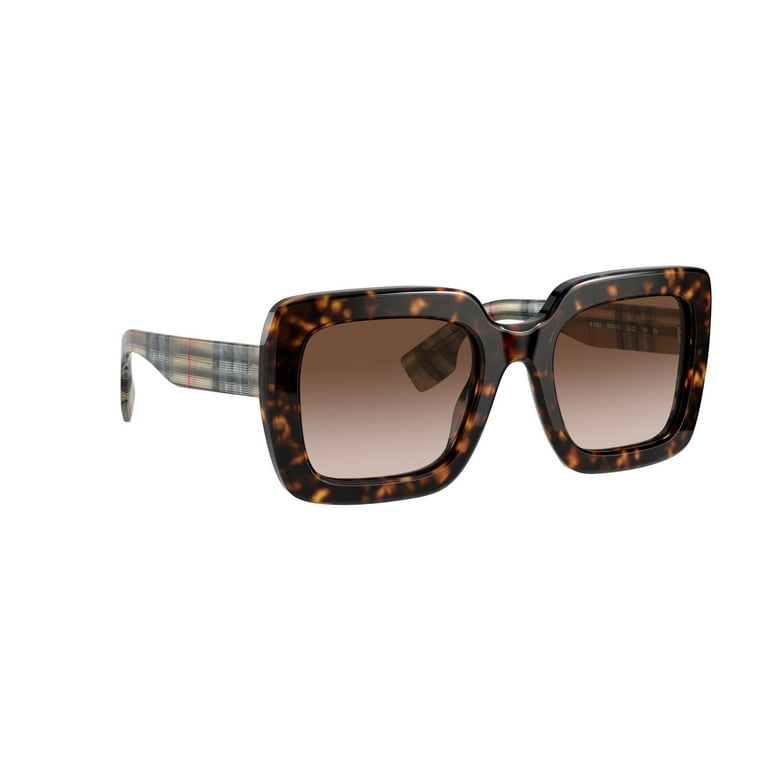 Burberry Polarized Grey Gradient Square Ladies Female Sunglasses 