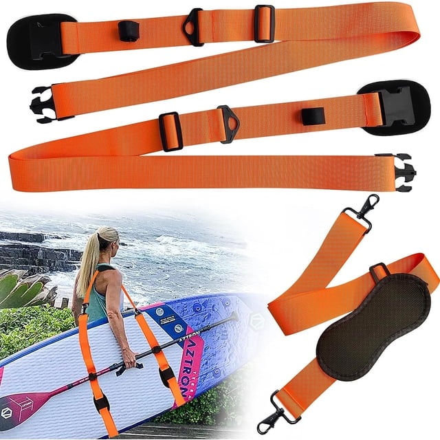 Correa de transporte para tabla de surf, kayak, SUP, longboard, tabla de Stand Up Paddle, correa de hombro ajustable