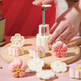 thumbnail image 2 of Molde Mooncake Festival DIY prensa manual cortadores mooncake decoración de pastelería gadgets Feliz Sencillez, 2 of 5