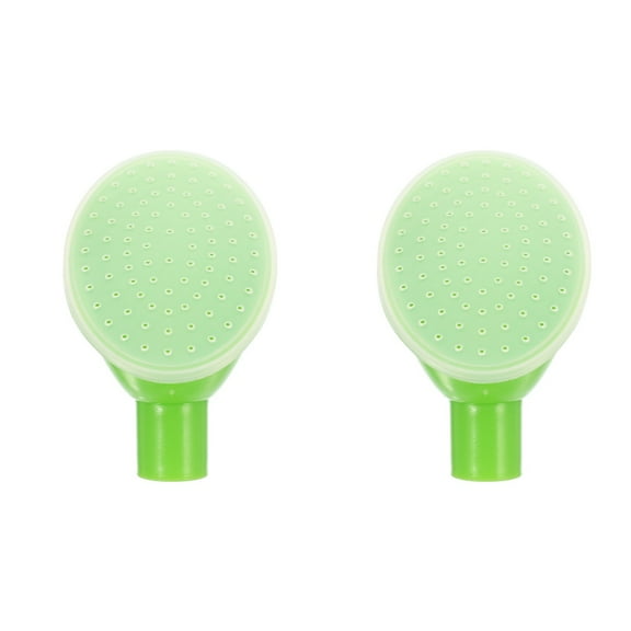 FUEENIRVA Tablzone Watering Can Head, Green Plastic Nozzle for Indoor and Outdoor Plants, 2Pcs