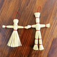 thumbnail image 3 of LEEYNEER Halloween Party Scarecrow Decor Grass Material Hanging Rope 2Pcs, 3 of 6