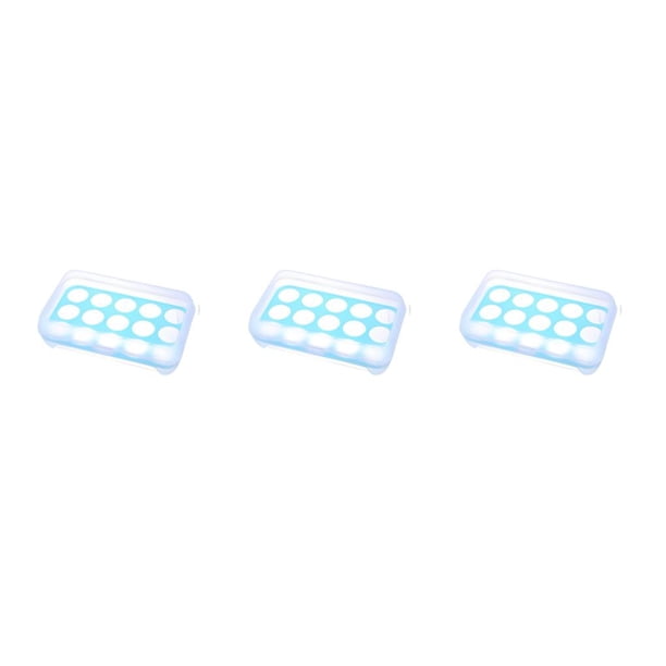 Inteprter Caja de almacenamiento de huevos Cajas de mantenimiento fresco Porta huevos Almacenamiento de alimentos Azul Type1 NO1