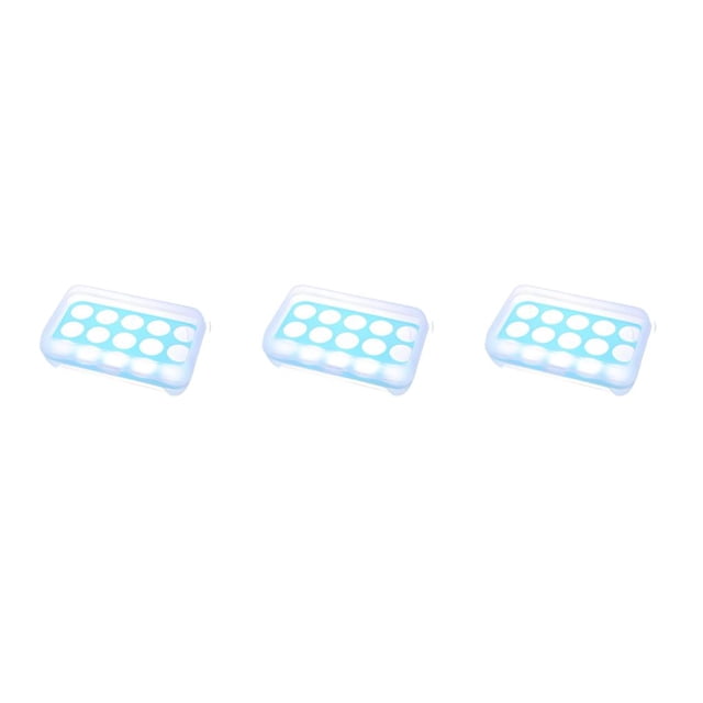 Inteprter Caja de almacenamiento de huevos Cajas de mantenimiento fresco Porta huevos Almacenamiento de alimentos Azul Type1 NO1