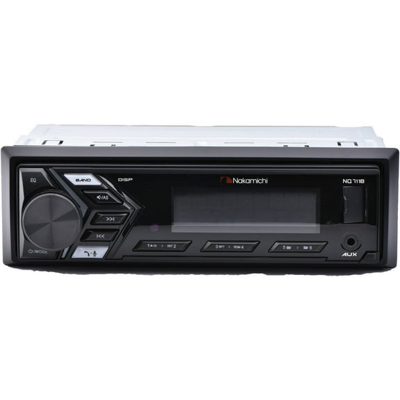 Nakamichi NM-NQ711B Single-Din in-Dash Mechless Digital Media Receiver with Bluetooth