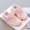 thumbnail image 4 of Girls Sneakers Mesh Platform Basketball Shoes Elegant Pearl Princess Dress Shoes Lace up Lightweight Tennis Shoes Pink 1.5 Big Kid, 4 of 7