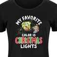 thumbnail image 3 of SpongeBob SquarePants - My Favorite Color Is Christmas Lights - Women's Any Way Dress, 3 of 7