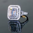 thumbnail image 5 of K-KED 925 Silver Filled Cute Women Wedding Rings Cubic Zirconia Delicate Jewelry Size 6-10-9, 5 of 6