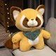 thumbnail image 1 of Muñeco de mapache de peluche, juguete de peluche Adorable, decoración de dormitorio, Panda Rojo, regalo de Navidad, 1 of 4