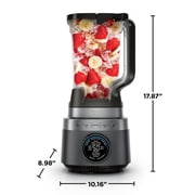 Ninja CrushBOSS 3-in-1 72 Oz Kitchen System, 1850 Peak Watts, SmoothSense, 3 Smart Presets, XL 72-oz Pitcher, BlendBOSS Tumbler, TotalPrepBOSS Food Processor, LB400 Onyx