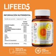 thumbnail image 3 of Multivitaminico Defensas LIFEED5 Vitamina D 60 dias con Magnesio Calcio Zinc Fosforo Aloe Vera, 3 of 10