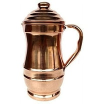 Rastogi Handicrafts Pure Copper Maharaja Jug Copper Pitcher for Ayurveda Health Benefit