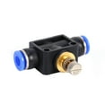 thumbnail image 4 of Push To Connect Fittings Tube High  0-10 Bar Maximum Pneumatic Quick Air Valve Joint,  Control Fitting, For Water Hose Tube Pipe Air, Water, Vacuum, 4 of 8