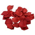 thumbnail image 1 of GOOHOCHY Pétalos de rosa artificiales de 70 g para decoración de bodas (rojo vino), 1 of 8