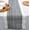 Chambray - Black, variant on Coffee Table Runner Woven Stripes Dresser Top Cover Small Dining Table Mat Cotton Rustic Farmhouse Short Cloth Strip For Kitchen Buffet Table Non Slip Ombre Texture Blue / Off White 14"x48”