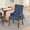 Blue, variant on PureDashio Dining Chair, Upholstered Arm Chair with Tufted Back & Nailhead Trim, Solid Wood Legs, Comfortable Side Chair for Kitchen, Dining Room, Green