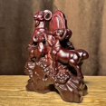thumbnail image 3 of Ebony Three Rams Bringing Prosperity Figurine, Solid Wood New Chinese Style Home Decoration, Company Decoration, Housewarming/Opening Ceremony Gift, 3 of 3