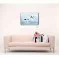 thumbnail image 3 of wall26 - Canvas Wall Art - Asian Crane Bird Traditional Watercolor - Gallery Wrap Modern Home Art | Ready to Hang - 32x48 inches, 3 of 4