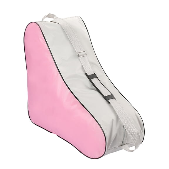 Triangular Roller Skate Bag with Hand Strap for Carrying Roller Skates, Ice Skates, and Sports Gear, and Lightweight