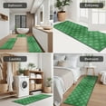 thumbnail image 5 of Green Christmas Snowflake Pattern Kitchen Rugs Sets Of 3,Kitchen Runner Rugs Non Skid Washable,Decorative Kitchen Floor Mats for Kitchen,Sink,Laundry,17"x30"+ 17"x47" + 17"x59", 5 of 6