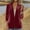 Red, variant on JGGSPWM Velvet Blazer for Women Notched Lapel Vintage Office Button Front Velvet Blazer Business Casual Fall Winter Outerwear Red XL