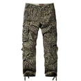 thumbnail image 3 of Matchstick Men's Retro Relaxed Plus Size Cargo Pants with Multi Pockets, 3 of 7