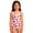 Hot Pink(Daughter), variant on CCRFTGI Girls Swimsuits Size 7 Summer Cute Bowknot Print Quick Dry High Cut Print Vacation Swimwear Girls One Piece Swimsuits Bathing Suit for Beach Light Green 5-6 Years