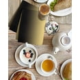 thumbnail image 4 of Yellow Black Ombre Kitchen Dish Towels for Drying Dishes Set of 3, Modern Gradient Abstract Art Waffle Weave Microfiber Hand Tea Bathroom Towels Quick Dry & Absorbent Towel 15.7x23.6, 4 of 7