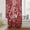 Red, variant on Turquoise Christmas Semi Sheer Curtains Drapes for Living Room,Bedroom,French Doors Window 45 Inches Long,Winter White Snowflakes Patterned Rod Pocket Chiffon Curtain Drapery Voile Draperies Panel