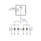 thumbnail image 3 of 2-Pin LED Flash Relay Normally Open Dust Proof Flasher Module for Automotive Electronics, 3 of 5