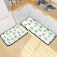 thumbnail image 7 of GZHJMY Christmas Trees Kitchen Mat - Cushioned Anti Fatigue Kitchen Rug Set of 2, Non Slip Waterproof Kitchen Mats for Kitchen, Laundry, Sink, Office 19.7"×27.6"+19.7"×47.2" Carpet Runner, 7 of 7