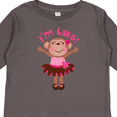 thumbnail image 4 of Inktastic Monkey 2nd Birthday for Girl Girls Long Sleeve Toddler T-Shirt, 4 of 5