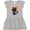 AC-Heather Grey, variant on Halloween Cat, Cute Cat, Black Cat, Witch Hat Girls Toddler Dress
