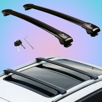 2PCS fit for VW Volkswagen ATLAS 2017-2024 Lockable Roof Rail Rack Crossbars Cross Bars Aluminum Alloy