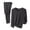 Dark Gray, variant on TMOYZQ Thermal Underwear for Men Long Johns Fleece Lined Thermals Top and Bottom Pants Winter Warm Base Layer Set for Cold Weather, Big& Tall