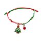thumbnail image 2 of Pulseras para mujer, regalos para mujer 2020, nueva pulsera tejida a mano con copos de nieve y árbol de Papá Noel, regalo festivo, joyería, pulsera de aleación., 2 of 2