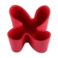 thumbnail image 2 of Caja de escritorio de trébol de la suerte de plástico creativo, soporte de almacenamiento remoto para teléfono móvil para oficina y hogar (rojo), 2 of 6