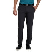 Men's Haggar® Cool Right® Performance Flex Straight-Fit Flat-Front Pants Color: Dark Gray Heather Size: 34X29